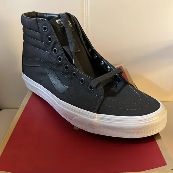Van’s Men’s SK8-Hi (Mono Canvas) Size 12 Asphalt - Picture 1 of 5